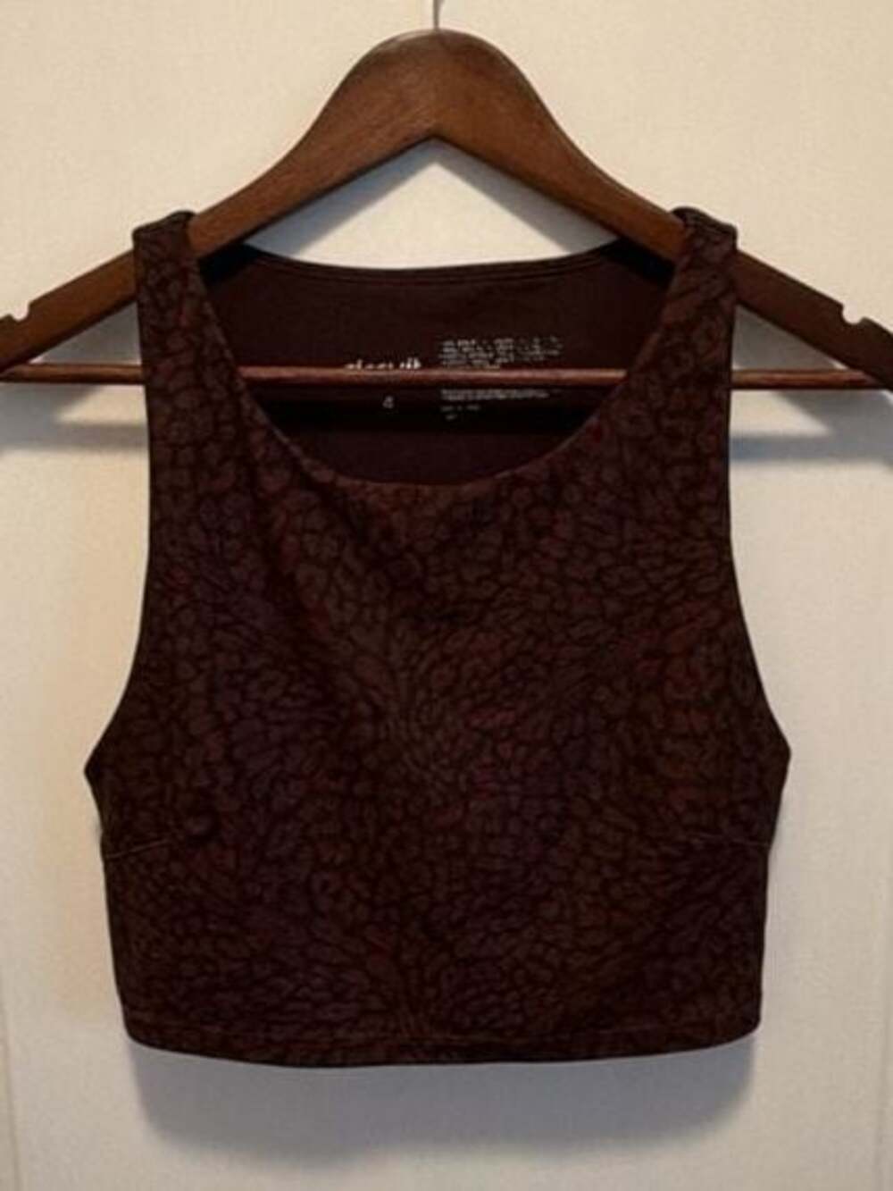 Circuit Women's Animal Print Athletic Crop Tank Top